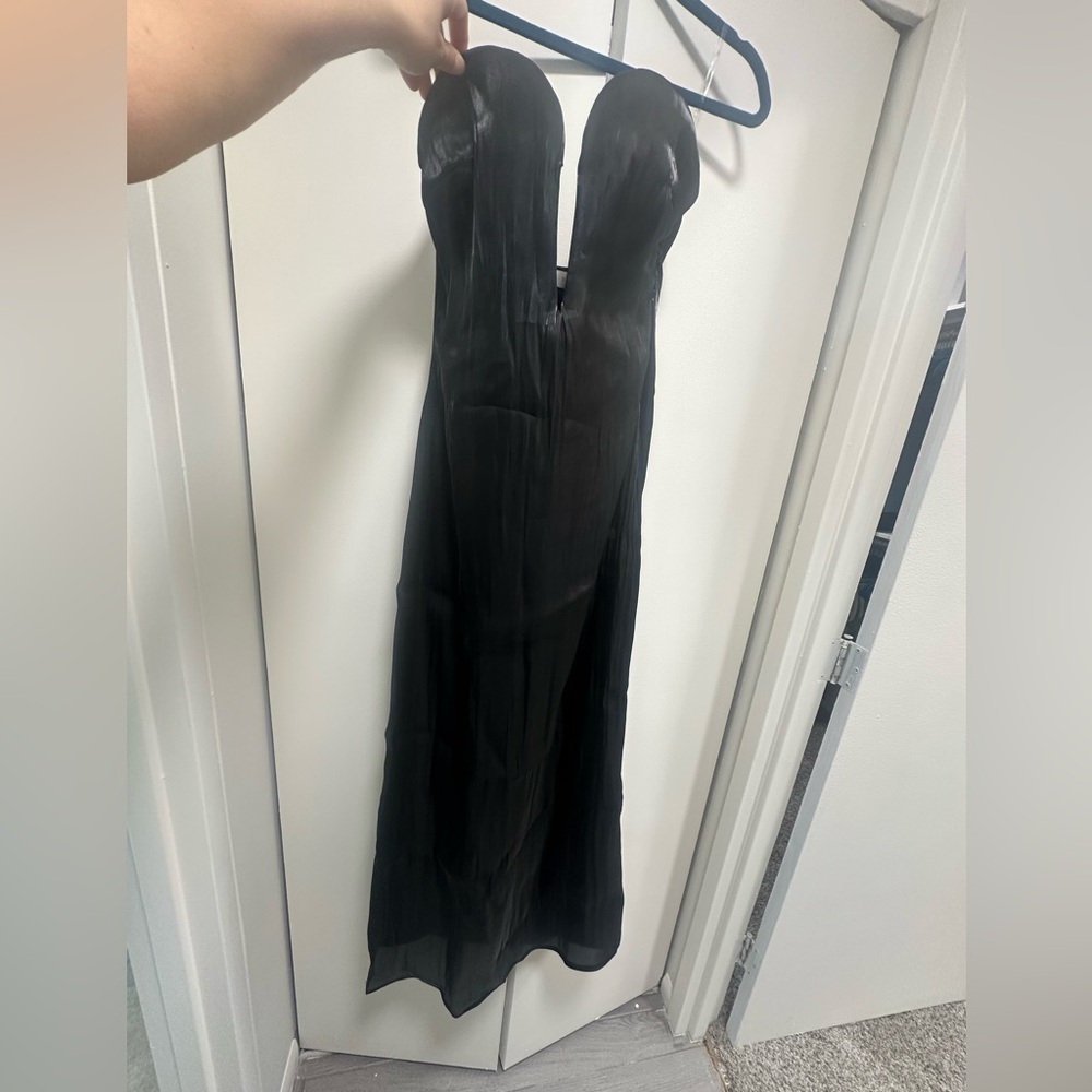 Meshki Black Backless Dress